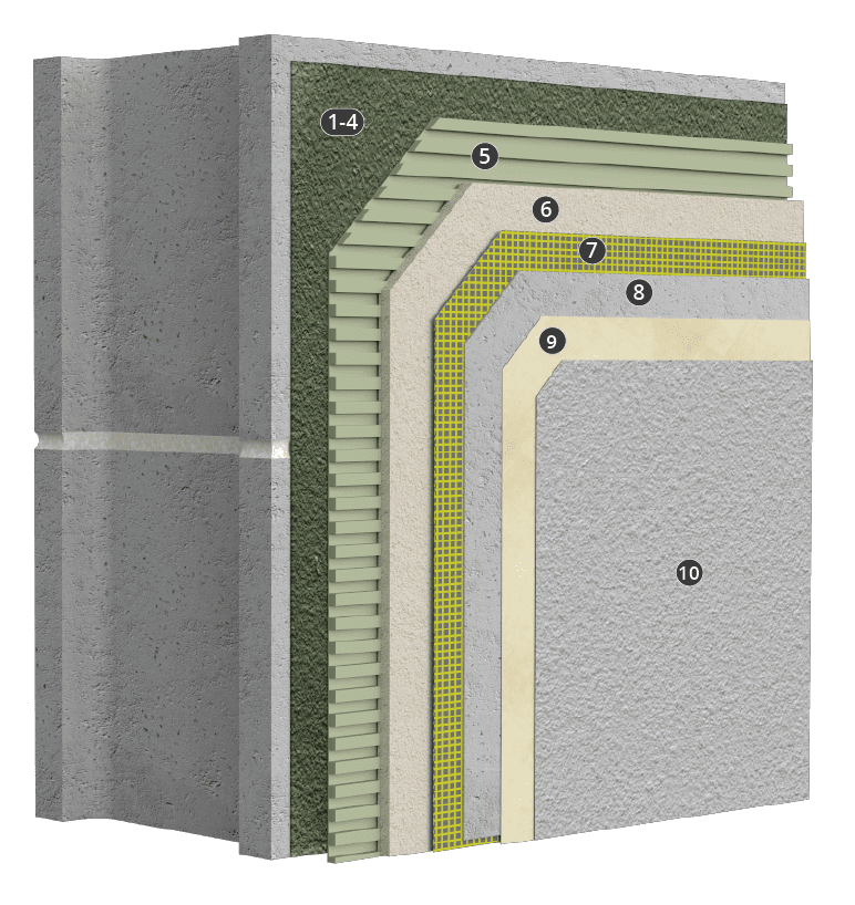 StoPowerwall<sup>®</sup> – ExtraSeal with Sto Crack Defense option